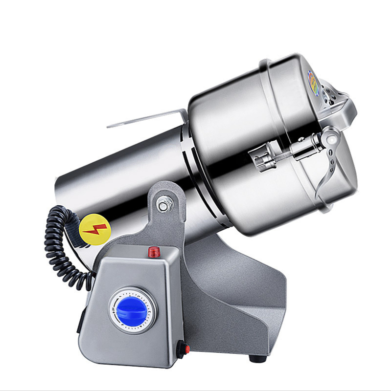 Dry Grain Grinder Stainless Steel - 220V 800 グラムスイング穀物コーヒーグラインダースパイス乾燥唐辛子粉粉末ミラーグラインダー乾燥米粉製粉機家庭用粉末クラッシャー