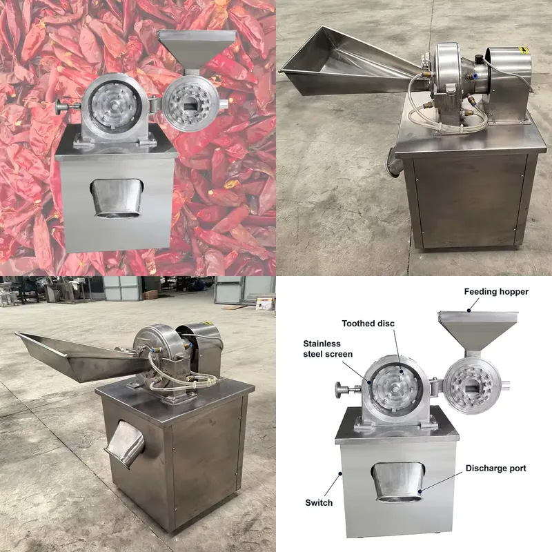 Herb Grinder Machine Commercial - 2026年式高品質米、雑穀、小麦、大豆、乾燥唐辛子、ハーブ粉砕機、業務用スパイスグラインダー、粉砕機