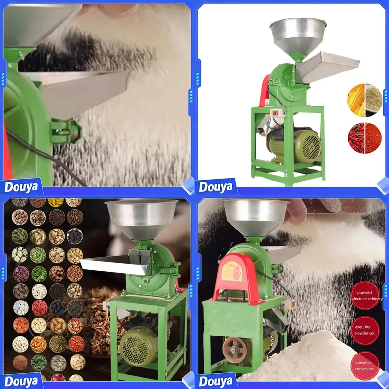 Corn Grinder Machine Electric - 電動スパイス・小麦・米・穀物・粉・トウモロコシ用粉砕機