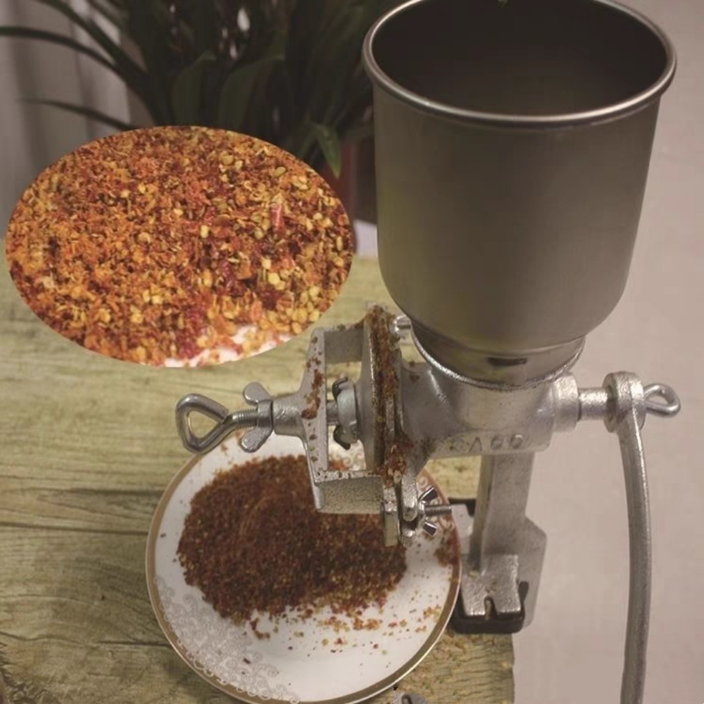 Grain Mill Grinder Hand Crank - 家庭用手回し小型グラインダー、トウモロコシ粉砕機、穀物・くるみ粉砕機、鶏の餌粉砕機