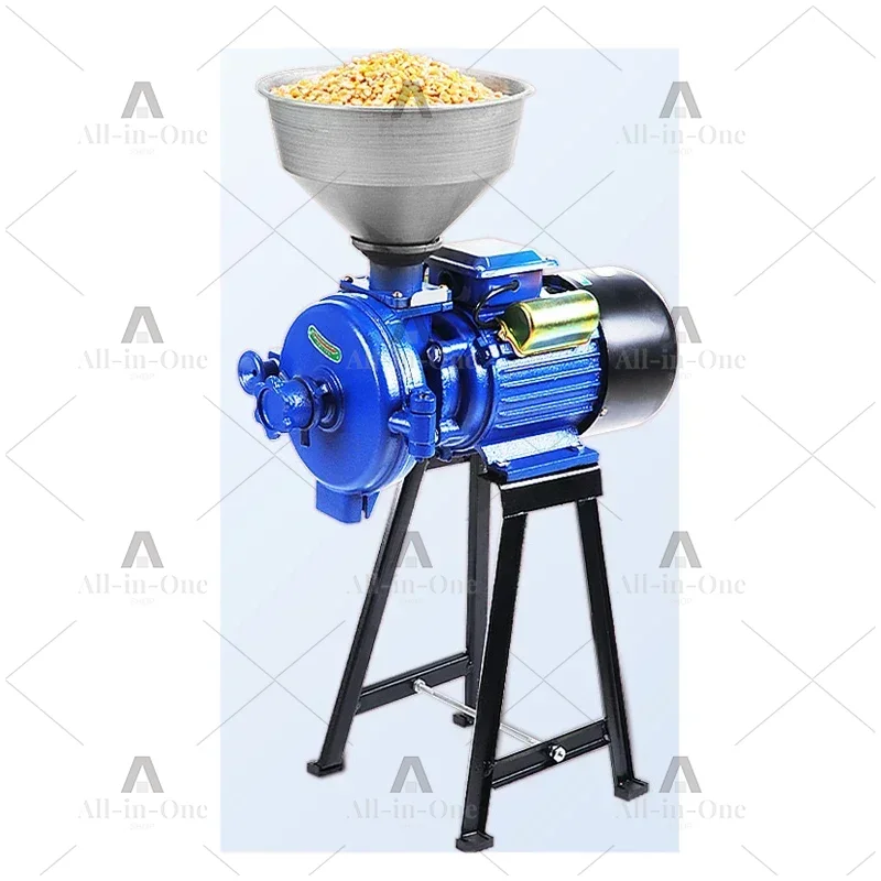 Electric Grain Mill 2500W - 2500W電動飼料粉砕機、乾燥穀物粉砕機、漏斗付きトウモロコシ粉砕機に適しています。