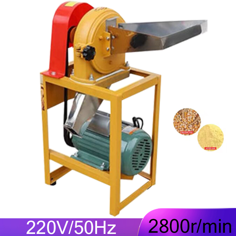 Industrial Hammer Mill Grinder - 工業用ハンマーミル、米・ココア豆粉砕機、カレー・ターメリック食品乾燥スパイス・コーンパウダー用業務用粉砕機