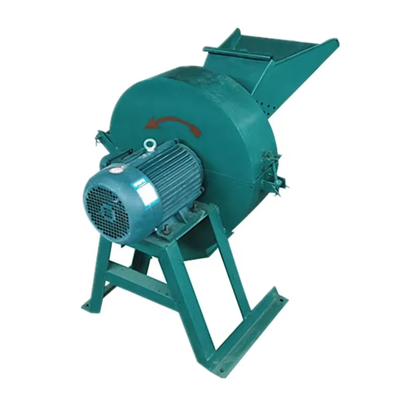Corn Grinder Machine Electric - 高出力業務用大型農場向け乾燥トウモロコシ茎葉粉砕機/動物飼料草粉砕機/干し草粉砕機