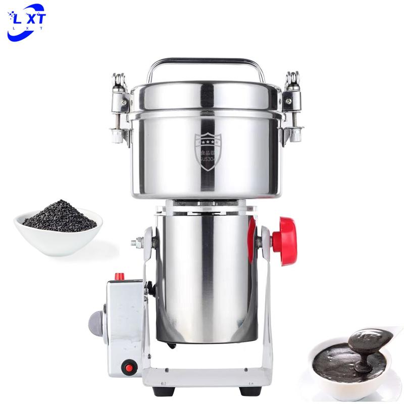 Electric Grain Mill 2500W - ステンレス製電動穀物粉砕機/スパイスグラインダー