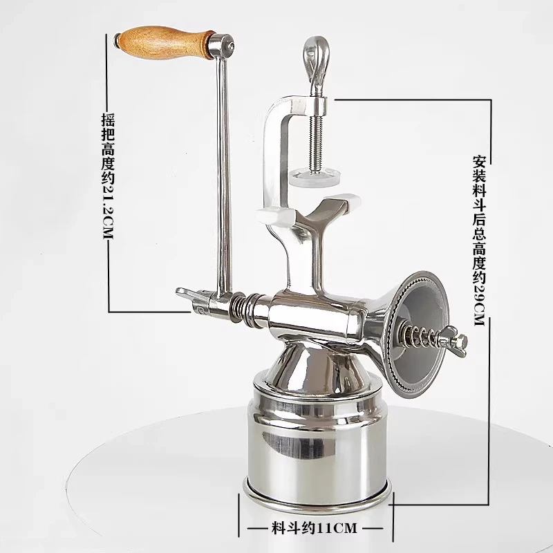 304 ステンレス鋼手動コーヒー豆グラインダーハンドクランク - Grain Mill Grinder Hand Crank のレビューと価格