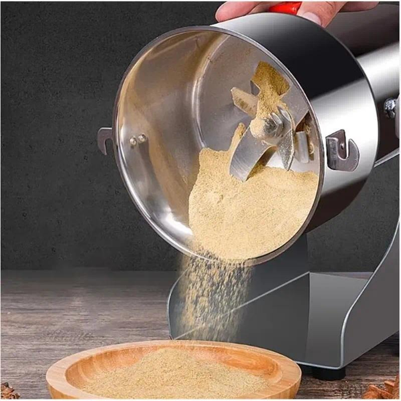 業務用電動スパイスグラインダー ステンレス製穀物粉砕機 ハー - Herb Grinder Machine Commercial のレビューと価格