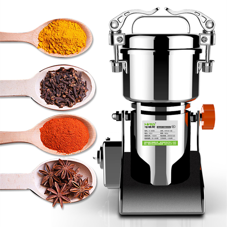 1000g電動グラインダー、スパイス・穀物・ハーブ・小麦粉用 - Spice Grinder Machine Commercial 1000G のレビューと価格