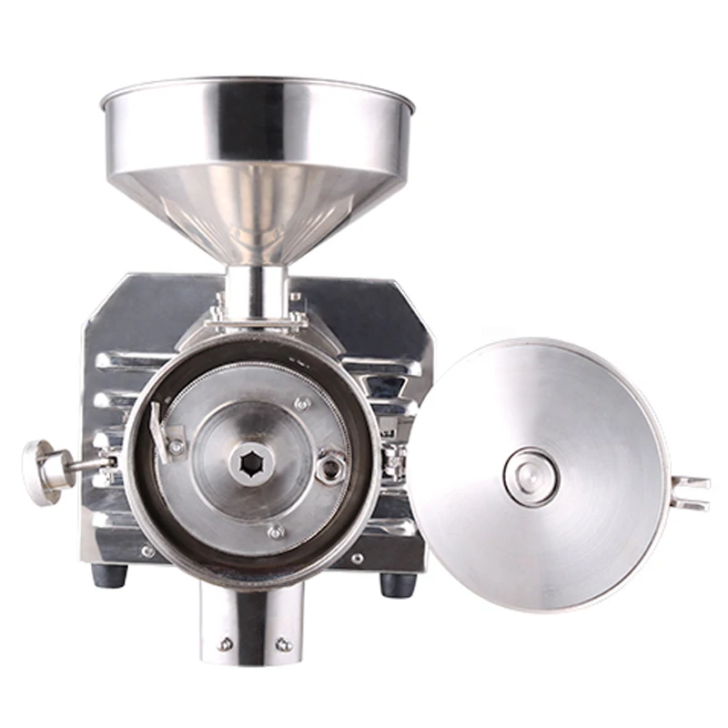1.8KW 電動グラインダー穀物ミルグラインダー商業乾式粉砕 - Dry Grain Grinder Stainless Steel のレビューと価格