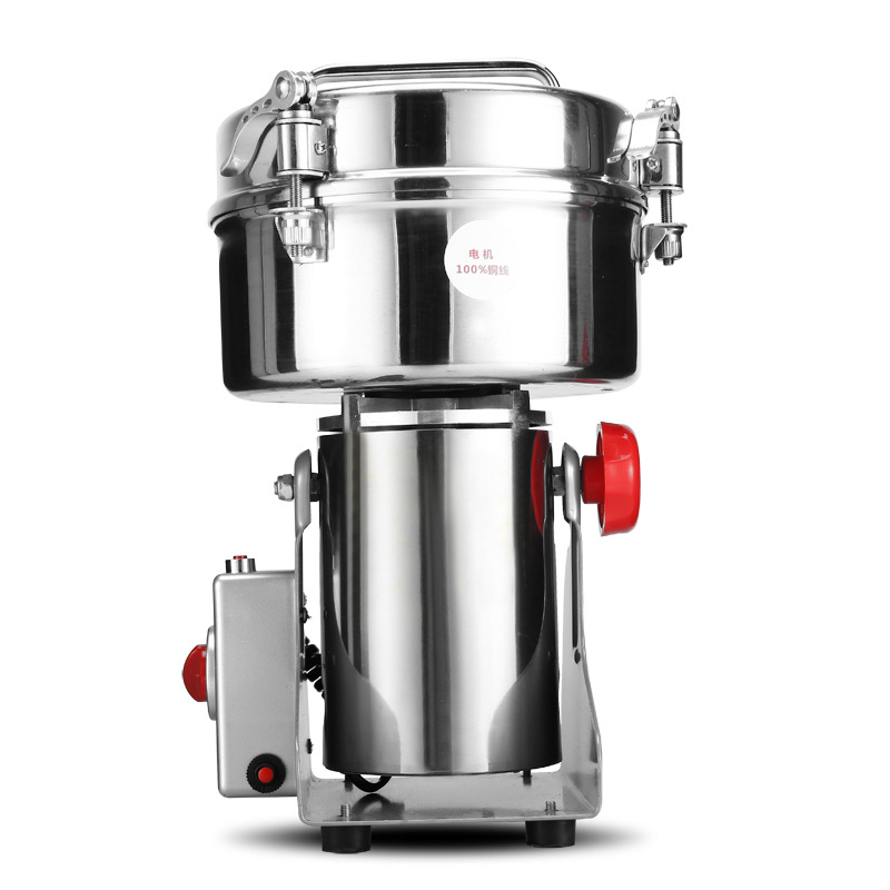800g電動ステンレス鋼粉砕機、乾燥スパイス、穀物、コーン粉 - Dry Grain Grinder Stainless Steel のレビューと価格