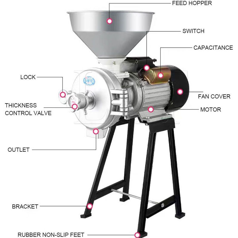 業務用電動穀物粉砕機、スパイス用、とうもろこし粉砕機 - Corn Grinder Machine Electric のレビューと価格