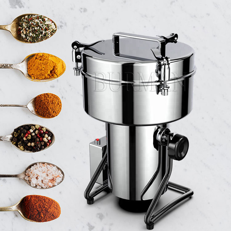 ステンレス製グラインダー、家庭用電動穀物粉砕機、超微粉砕機、 - Electric Grain Mill 2500W のレビューと価格
