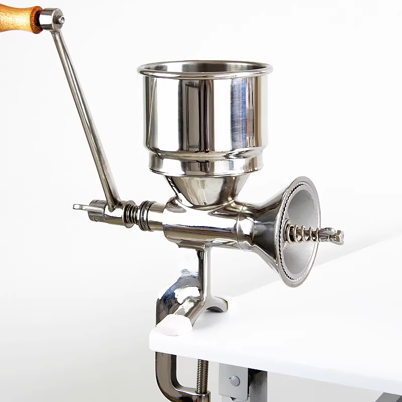 304 ステンレス鋼手動コーヒー豆グラインダーハンドクランク - Grain Mill Grinder Hand Crank のレビューと価格