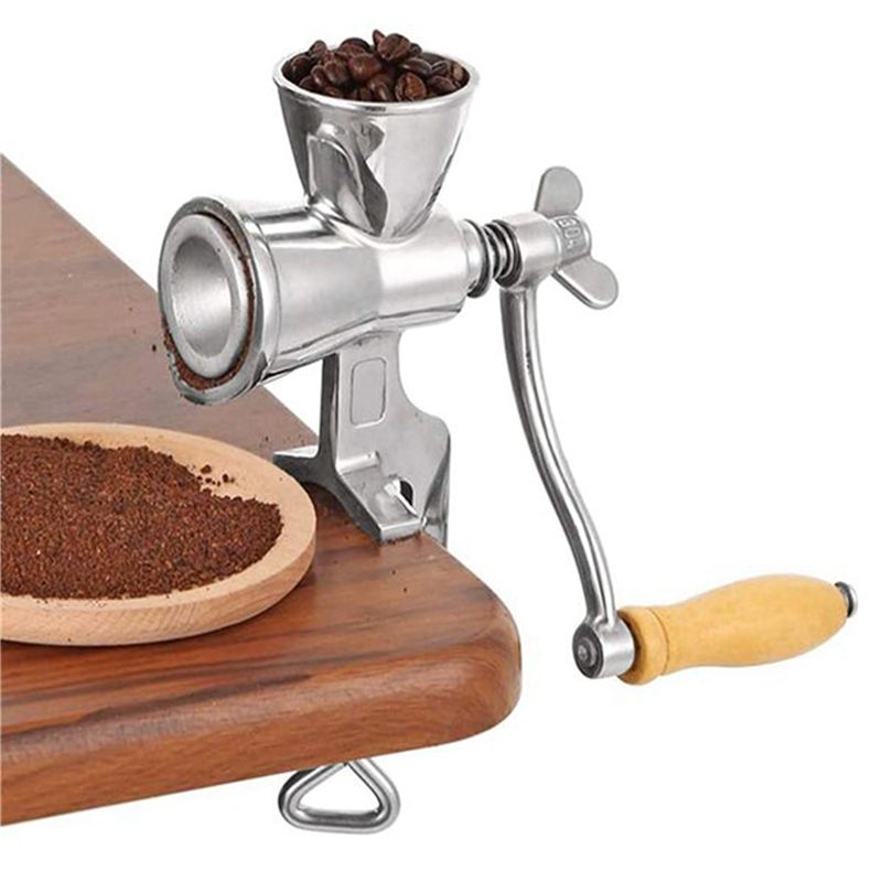 ABJI-手動穀物粉砕機 ハンドクランク式穀物ミル ステンレ - Grain Mill Grinder Hand Crank のレビューと価格