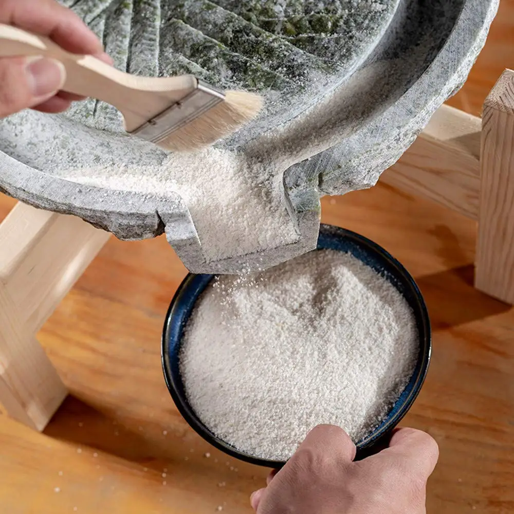 スタンドオブジェクト装飾付き家庭用食品製粉所、100% 天然 - Grain Mill Grinder Hand Crank のレビューと価格