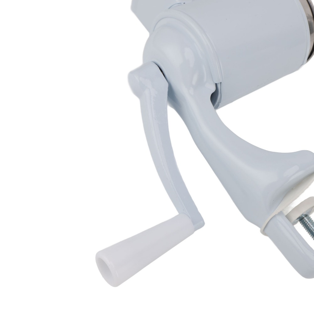 アルミ合金製ステンレス鋼手動穀物ミル ホワイト テーブルクラ - Grain Mill Grinder Hand Crank のレビューと価格