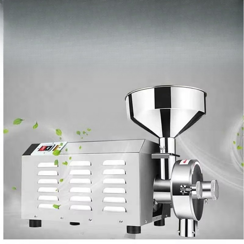 フルステンレス製ミニ家庭用穀物米粉ミルグラインダーマシンのパ - Dry Grain Grinder Stainless Steel のレビューと価格