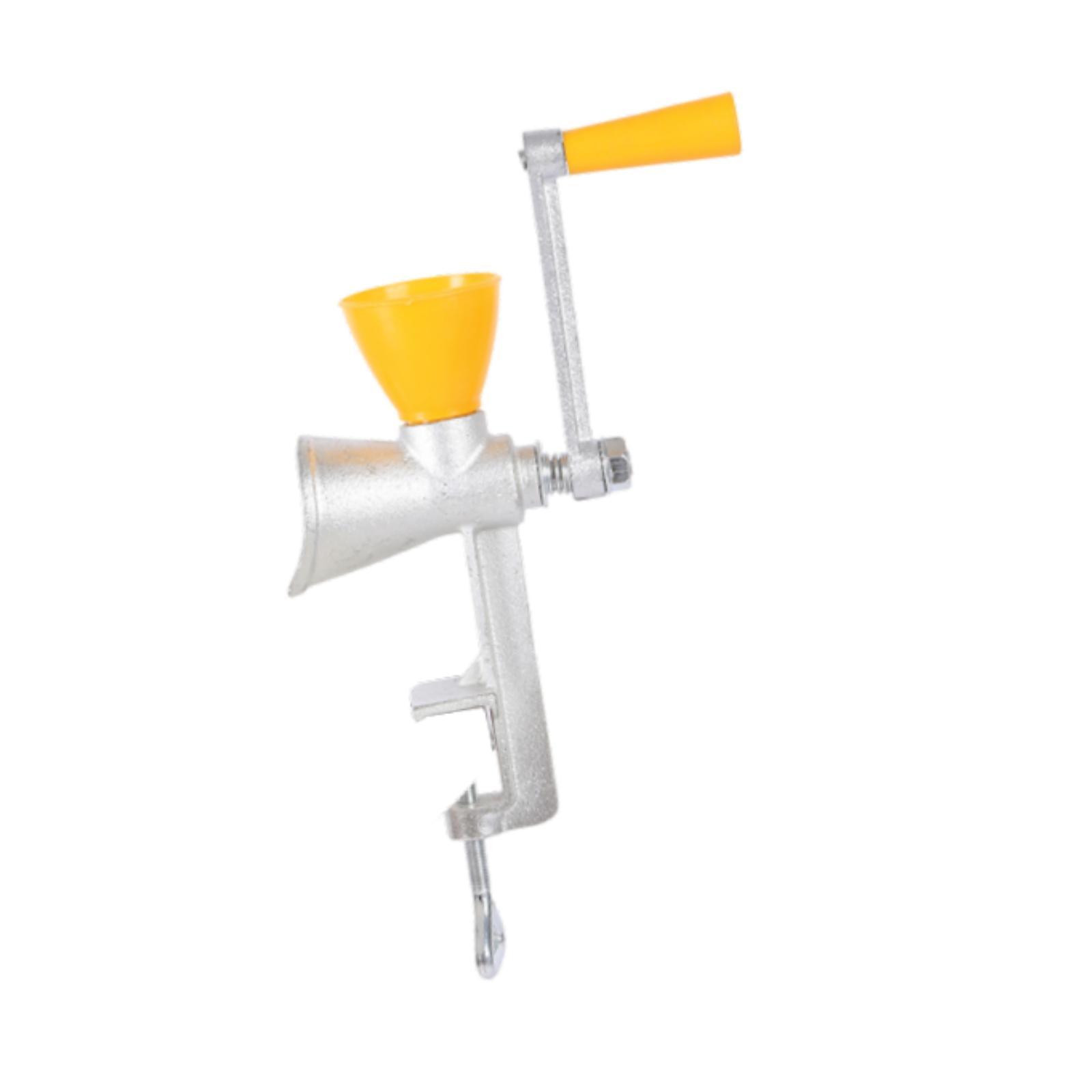手動式コーヒーミル、スパイスや豆、亜麻仁などの粗挽きに適した - Grain Mill Grinder Hand Crank のレビューと価格