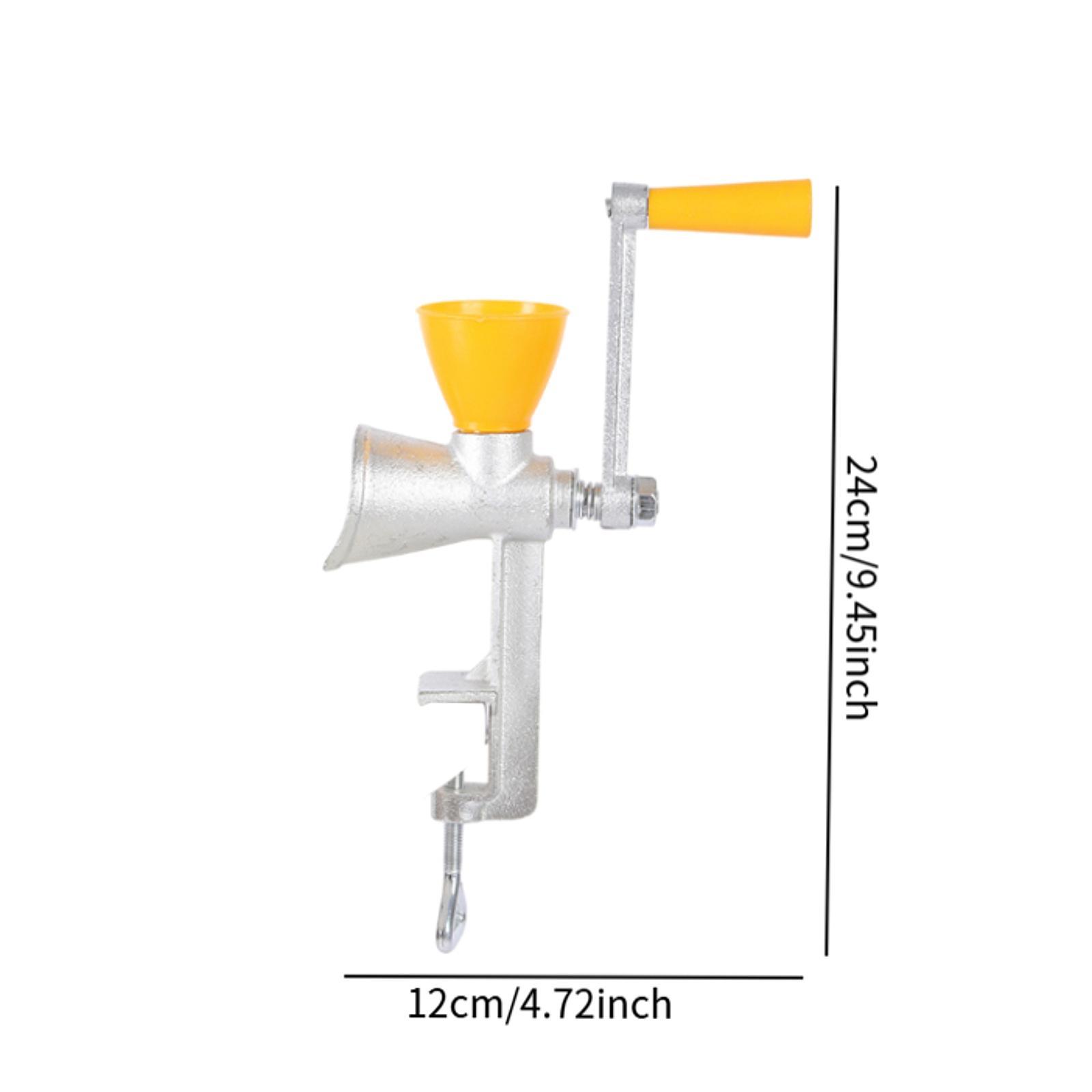 手動式コーヒーミル、スパイスや豆、亜麻仁などの粗挽きに適した - Grain Mill Grinder Hand Crank のレビューと価格