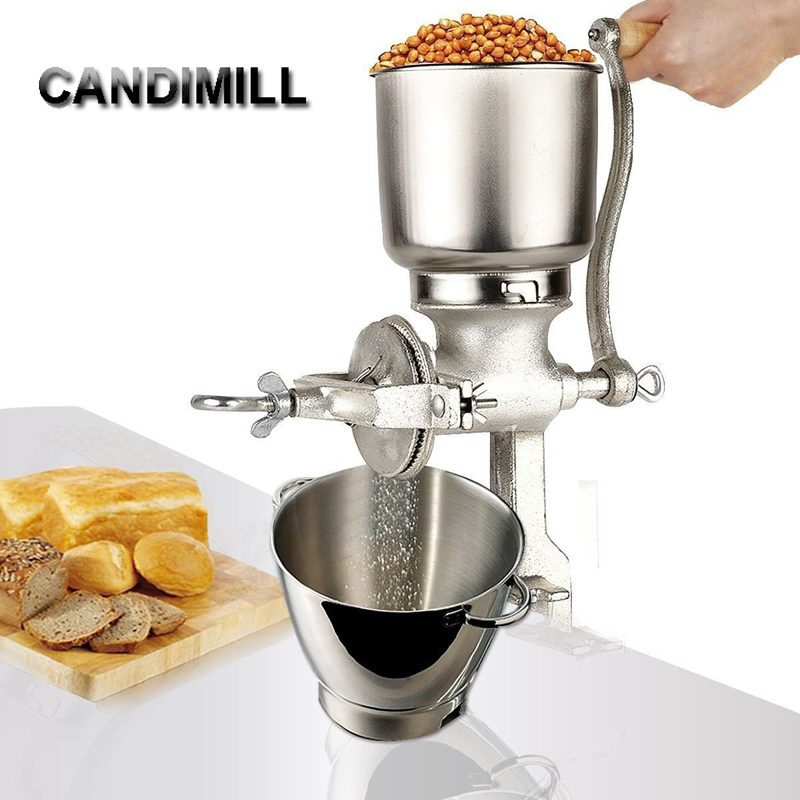 CANDIMILL 多機能小型手動粉砕機コーヒー豆グラインダ - Dry Grain Grinder Stainless Steel のレビューと価格