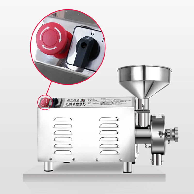 50KG 3000W HR-3000 電動穀物粉砕機 業務用 - Dry Grain Grinder Stainless Steel のレビューと価格