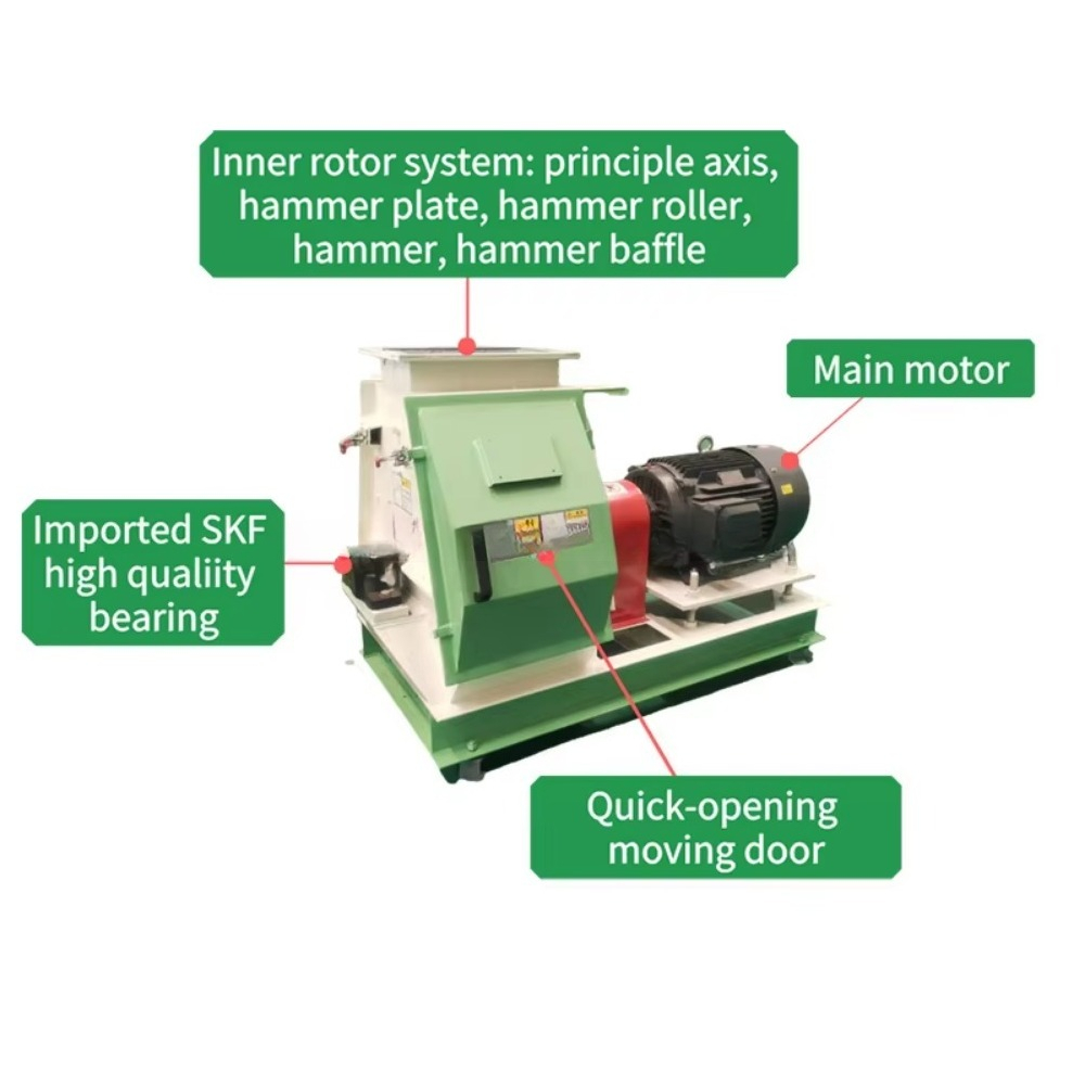新型工業用ステンレス鋼304製ハンマーミル粉砕機、220V、 - Industrial Hammer Mill Grinder のレビューと価格