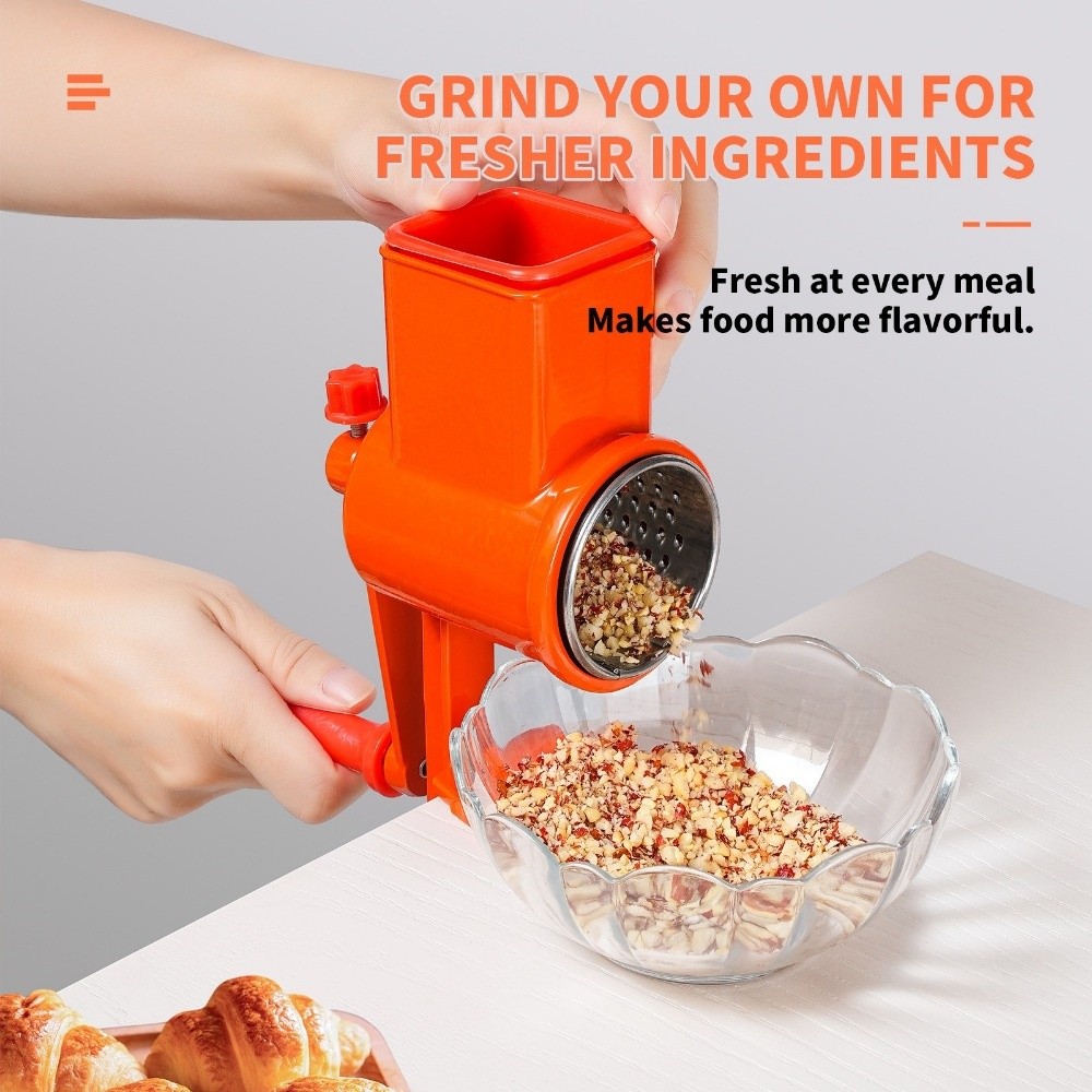 防錆刃 ハンドクランク式穀物ミル 手動操作 テーブルクランプ - Grain Mill Grinder Hand Crank のレビューと価格