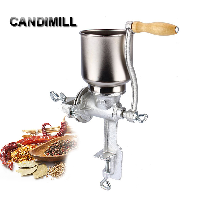 CANDIMILL 手回し穀物グラインダーミルスパイス He - Grain Mill Grinder Hand Crank のレビューと価格