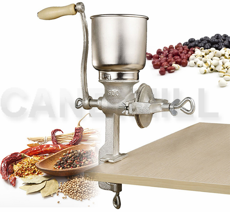 CANDIMILL 手回し穀物グラインダーミルスパイス He - Grain Mill Grinder Hand Crank のレビューと価格