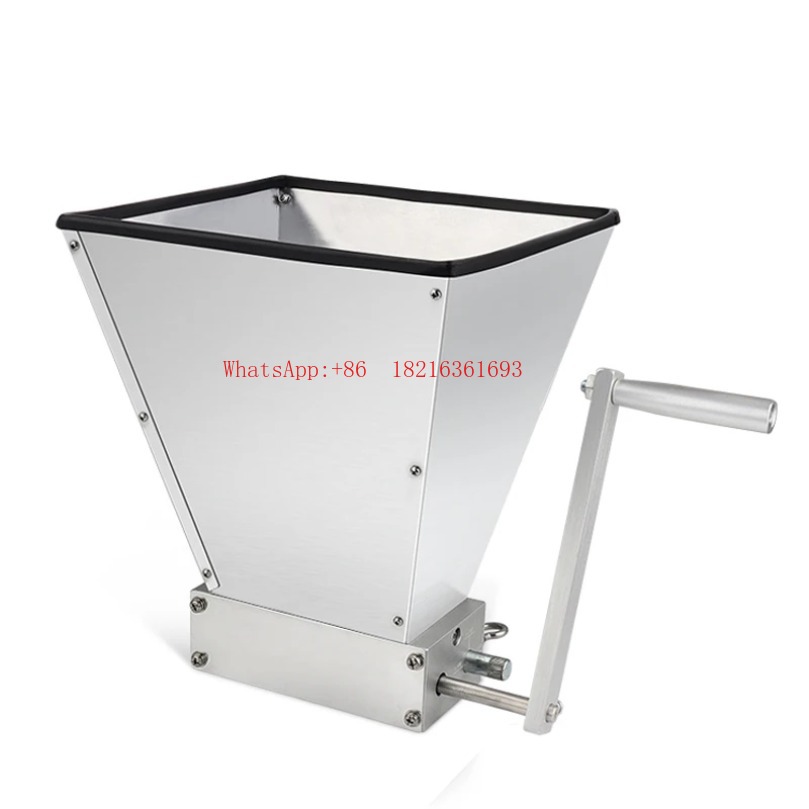 手回し式炭素鋼ワイン製造用ロール麦芽穀物グラインダーワイング - Grain Mill Grinder Hand Crank のレビューと価格