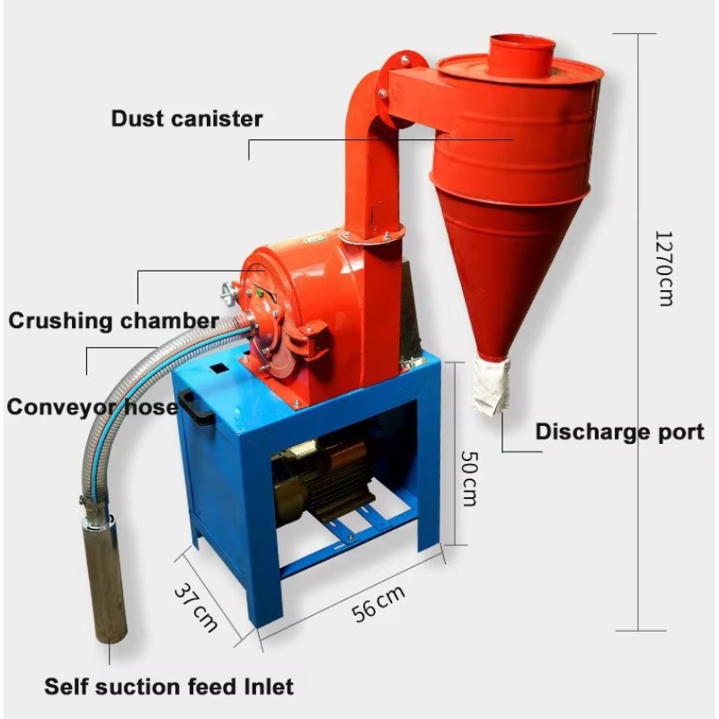 高品質の自吸式乾燥・湿潤穀物粉砕機、電動粉砕機、とうもろこし - Corn Grinder Machine Electric のレビューと価格